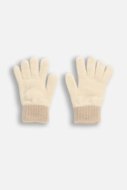 COCCODRILLO pirštinės ACCESSORIES WINTER GIRL, kreminės, ZC5360301AWG-002-M, M cm