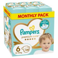 PAMPERS sauskelnės Premium Care, 6 dydis 13-18kg, 128 vnt., 80789191