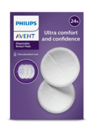 PHILIPS AVENT vienkartiniai įklotai į liemenėlę, 24 vnt., SCF254/24