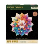 ROWOOD Medinė dėlionė Mistinė Gėlių Mandala, TA001