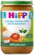 HiPP ekologiška tyrelė „Daržovės, ryžiai su avinžirniais“, nuo 8 mėn., 220 g., 61500