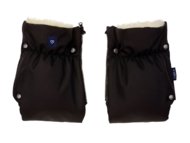 WOMAR dviejų dalių pirštinės vežimėliui su užtrauktuku, black, 3-Z-M-017