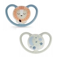 NUK silikoninis čiulptukas Space Night, 0-6mėn, 2vnt, SU97