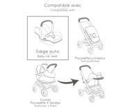 SMOBY kėdutė lėlėms 3in1, rožinė, 7600240242