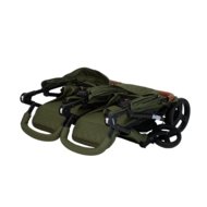 BABYTROLD sportinis vežimėlis dvyniams OS2, Olive, 13-82OL