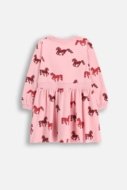 COCCODRILLO suknelė ilgomis rankovėmis, rožinė, WC6129101GGK-033-110, 110 dydis