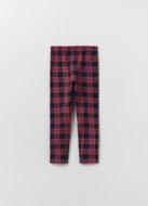 OVS 1 EN GIRL 3-10Y LEGGINGS 3-4 BLUE/RED CHECK 001911892