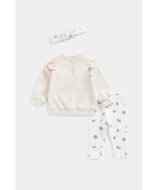 MOTHERCARE džemperis, kelnės ir galvos juosta, FA895