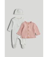 MOTHERCARE šliaužtinukas, megztinis ir kepurė, AV43101 62 cm