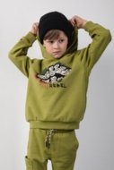 COCCODRILLO džemperis SPORTS BOY KIDS, žalias, ZC5132301SBK-012-104, 104 cm