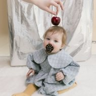 BIBS čiulptukai COLOUR ROUND RETRO BOW, 6-18 mėn., 2 vnt.