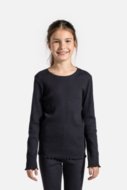 COCCODRILLO marškinėliai EVERYDAY GIRL A, juodi, ZC4143112VGA-021-164, 164 cm