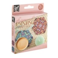 CRAFT ID kūrybinis rinkinys Diamond Painting Coaster, šešiakampė forma, CR2073/GE