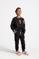 COCCODRILLO sportinės kelnės ACADEMY BOY JUNIOR, juodos, ZC4120201ABJ-021-164, 164 cm
