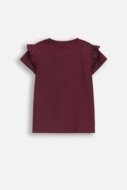COCCODRILLO marškinėliai ACADEMY GIRL KIDS, rudi, ZC5143204AGK-018-104, 104 cm