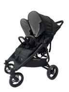 VALCO BABY vežimėlis dvyniams SNAP DUO, Black Liquorice, SNAP4D06