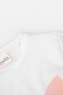 COCCODRILLO marškinėliai trumpomis rankovėmis EVERYDAY GIRL A, balti, WC4143204VGA-001-