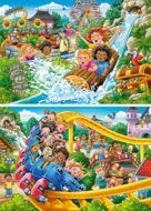 RAVENSBURGER PUZZLE dėlionė Pramogų parkas, 2x24 det., 12004258 7