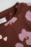 COCCODRILLO marškinėliai CRAFT PUNK GIRL KIDS, rudi, ZC5143103CGK-018-122, 122 cm