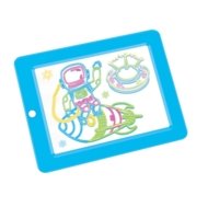 Piešimo - rašymo lenta su apšvietimu, mėlyna, 2410K0083