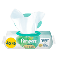 PAMPERS Drėgnos servetėlės Harmonie New Baby, 4x46, 184 vnt., 81783718