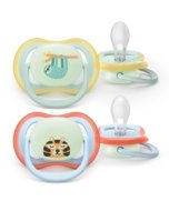 PHILIPS AVENT čiulptukai ULTRA AIR NIGHT, 0-6 mėn., 2 vnt., SCF376/24