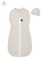 MIMINU vystyklas-kokonas ir kepurė TEDDY 2in1, 0-3 mėn., TOG 0,5-1, Beige