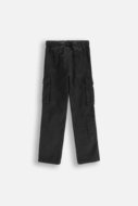 COCCODRILLO kelnės CITY RACING BOY JUNIOR, juodos, ZC5119101CBJ-021-158, 158 cm