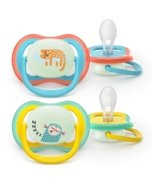 PHILIPS AVENT čiulptukai ULTRA AIR NIGHT, 18 mėn.+, 2 vnt., SCF376/32