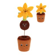 KEEL TOYS pliušinis gėlių vazonėlis Surprise Lily, 25 cm, SE4956
