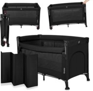 LIONELO lovelė-maniežas ELLEN, Black carbon