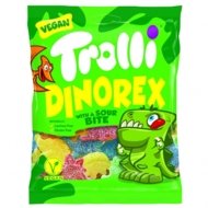 TROLLI guminukai rūgštūs dinozaurai Vegan, 100g, 110145