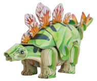 MAKEBUG 3D popierinė delionė stegosaurus, MB-D-0038