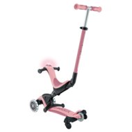 GLOBBER paspirtukas Go Up Deluxe Lights 360°,  pastelinis rožinis, 699-310