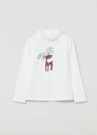 OVS GIRL3-10Y T-SHIRTS L/S 2H 9-10 WHITE 001339605