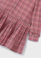 MAYORAL suknelė ilgomis rankovėmis 6H, raudona, 4928-26