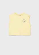 MAYORAL marškinėliai be rankovių, vanilla, 6.014-93, 140 cm