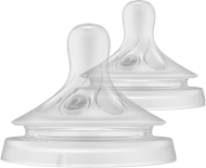 Philips Avent maitinimo buteliuko silikoninis žindukas Natural Response, 0 mėn+, 2 vnt., SCY962/02