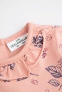 COCCODRILLO smėlinukas FLOWERS GIRL NEWBORN, powder pink, ZC4112102FGN-033-086, 86 cm