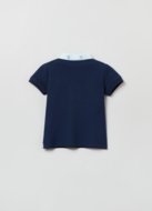 OVS BOY9-36M POLO S/S 1L 9-12 BLUE 001759210