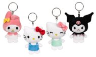 HELLO KITTY pliušinis raktų pakabukas, 10 cm, asort., 760026148