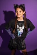 COCCODRILLO kelnės CRAFT PUNK GIRL JUNIOR, juodos, ZC5119401CGJ-021-134, 134 cm