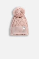 COCCODRILLO kepurė ACCESSORIES WINTER GIRL, rožinė, cm