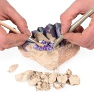 NATIONAL GEOGRAPHIC rinkinys Gemstone Dig Kit, NGGEM