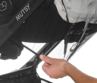 DOOKY automobilinės kėdutės tinklelis nuo vabzdžių, Black, 5726500