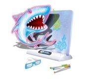 3D piešimo - rašymo lenta su apšvietimu, mėlyna, 2410K0093