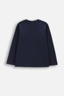 COCCODRILLO marškinėliai ilgomis rankovėmis, tamsiai mėlyni, cm