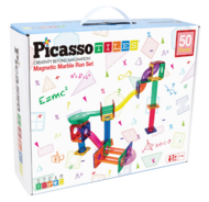 PICASSO TILES Magnetinis konstruktorius Marble run 50 det., PTG50