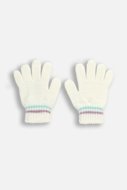 COCCODRILLO pirštinės ACCESSORIES WINTER GIRL, kreminės, ZC5360304AWG-003-XL, XL cm