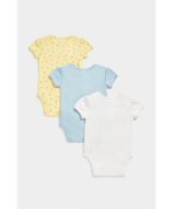 MOTHERCARE smėlinukas trumpomis rankovėmis, 3 vnt., EB492
